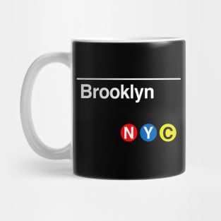 Brooklyn Subway Sign Mug